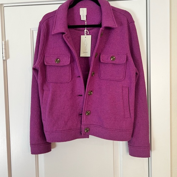 Joie Boiled Wool Shacket - Picture 4 of 6